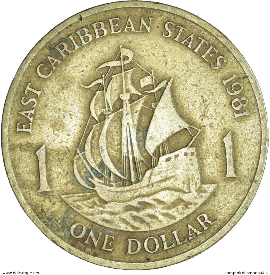 Monnaie, Etats Des Caraibes Orientales, Dollar, 1981 - East Caribbean States