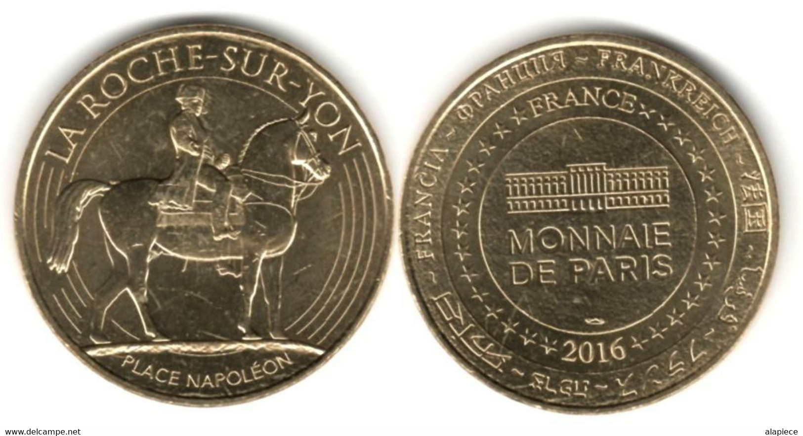 France - Monnaie De Paris - 2016 - La Roche-Sur-Yon - Place Napoléon - 2016