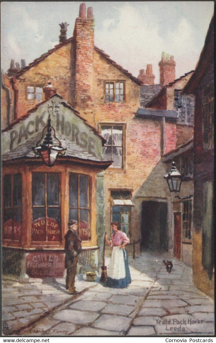 Ye Old Pack Horse, Leeds, Yorkshire, C.1905 - Tuck's Oilette Postcard - Leeds