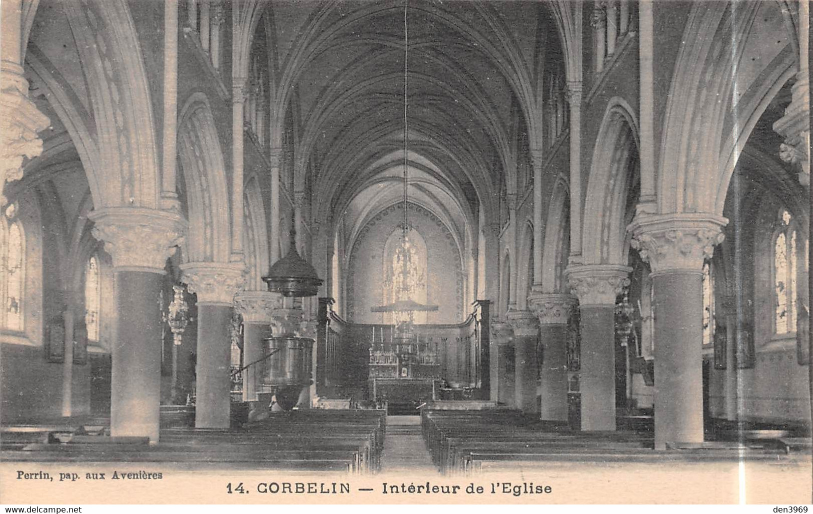 CORBELIN (Isère) - Intérieur De L'Eglise - Corbelin