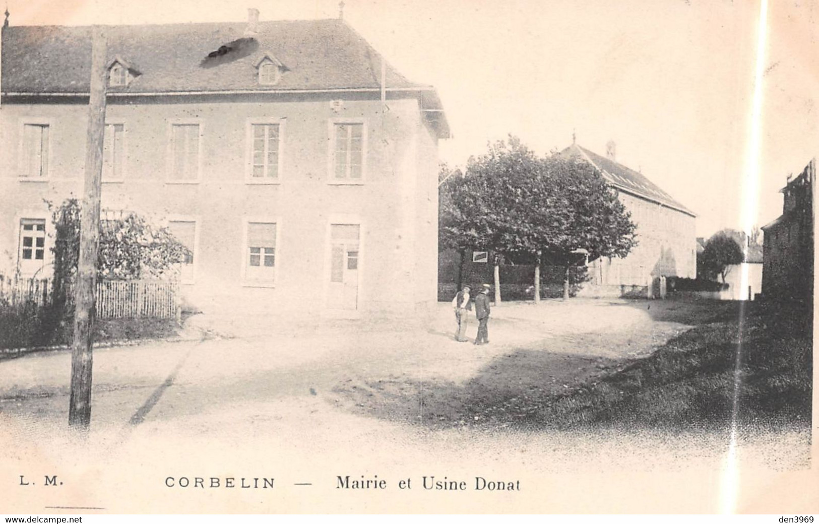 CORBELIN (Isère) - Mairie Et Usine Donat - Précurseur - Corbelin