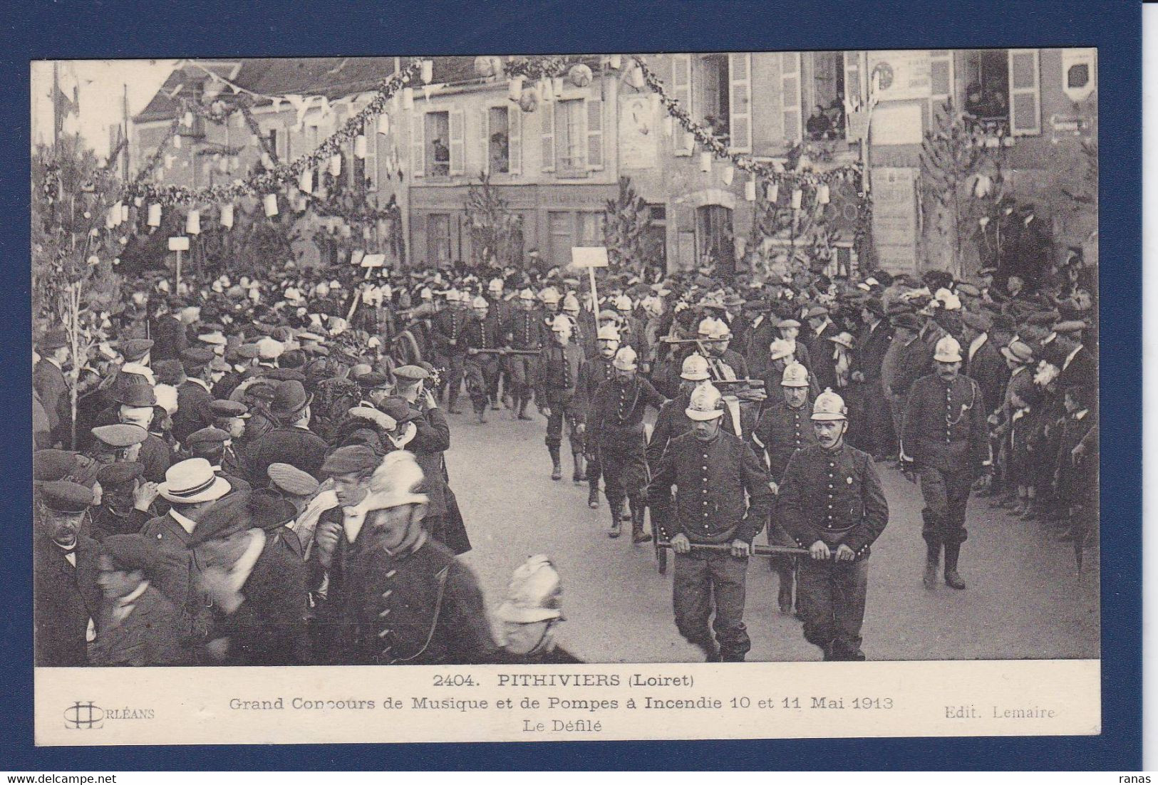 CPA [45] Loiret > Pithiviers Pompier Concours De Pompes à Incendie Non Circulé - Pithiviers