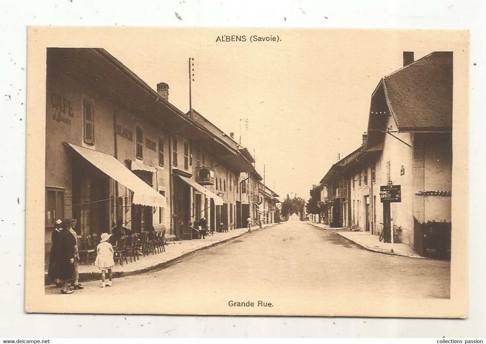 JC, Cp, 73 , ALBENS, Commerces , Vierge , Photo G. Barrois - Albens