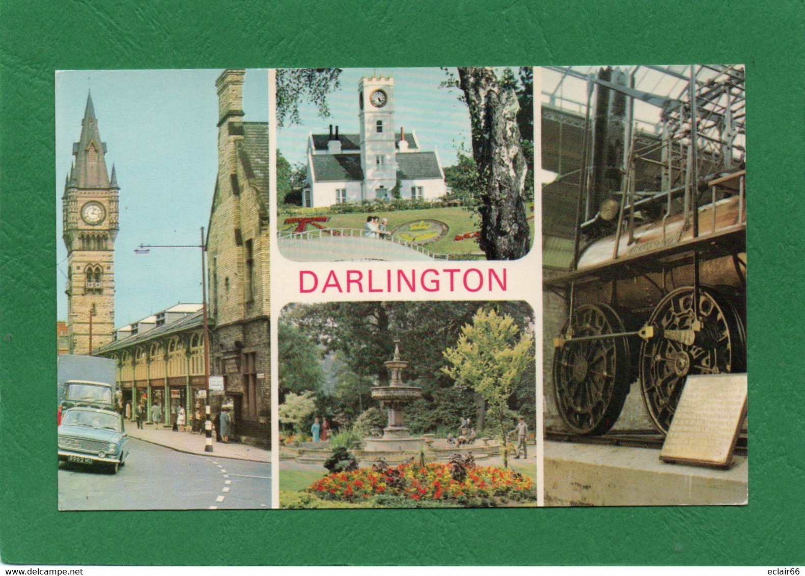 Darlington Est Une Ville Anglaise Durham CPM Multivues Année 1970 EDIT DENIS Productions - Darlington
