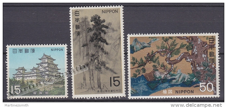 Japan - Japon 1969 Yvert 947-49, National Treasures, Azuchi &amp; Mamoyama Period - MNH - Nuevos