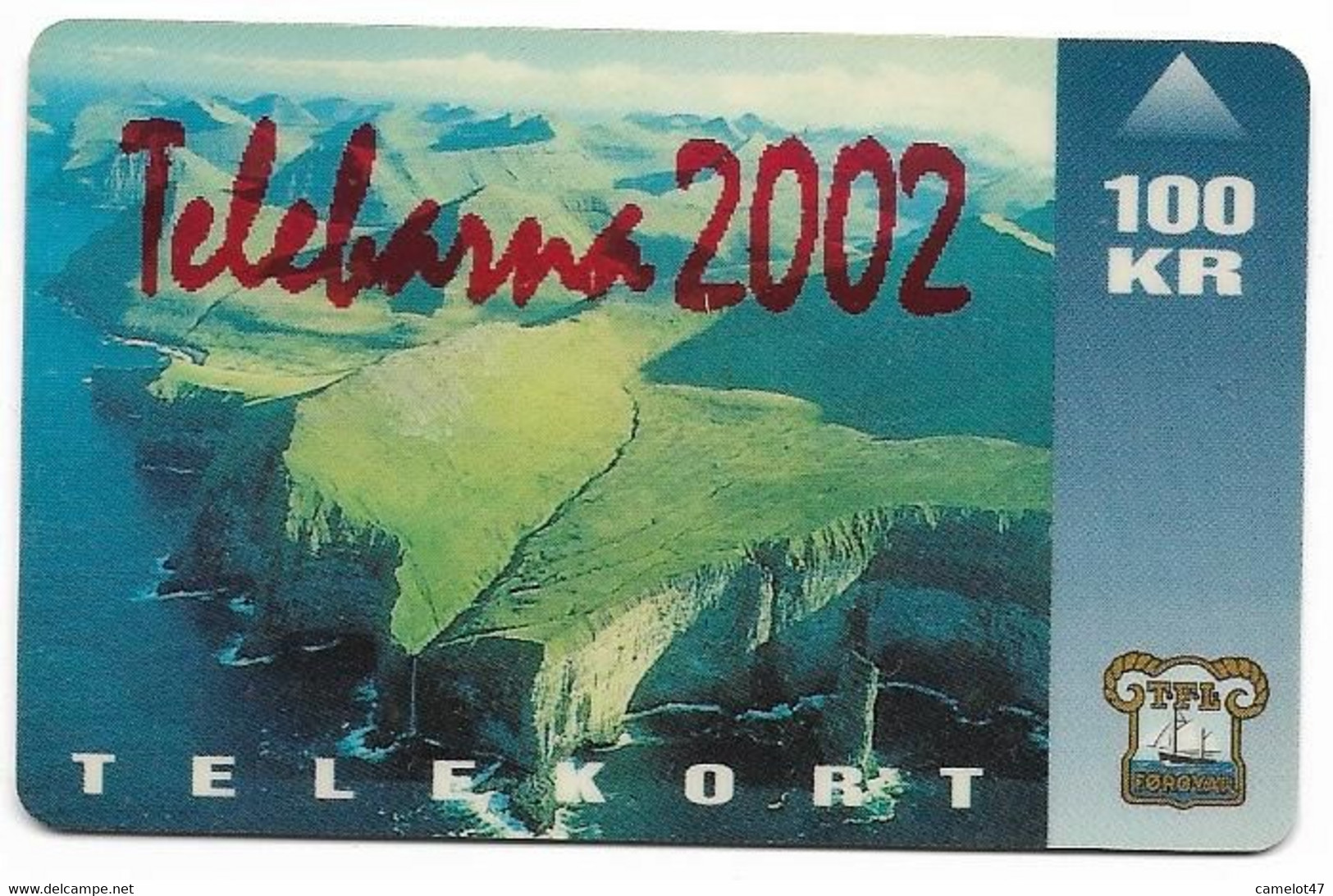 Faroe, Magnetic Phone Card, Overprinted For Telebarna 2002 Phonecards Fair # Faroe-1 - Faroe Islands