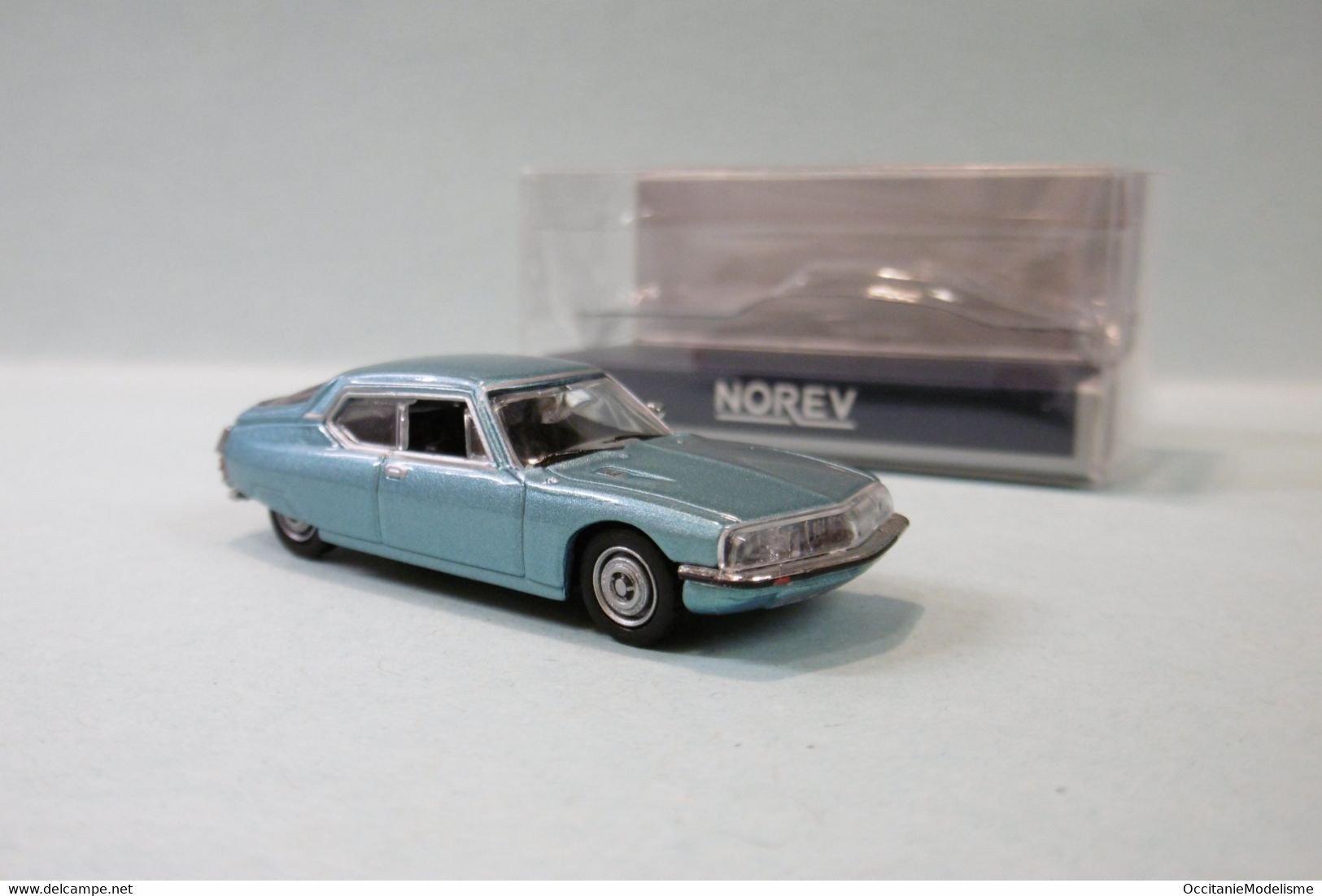 Norev - CITROEN SM 1972 Bleu Métallisé Réf. 158513 Neuf NBO HO 1/87 - Véhicules Routiers