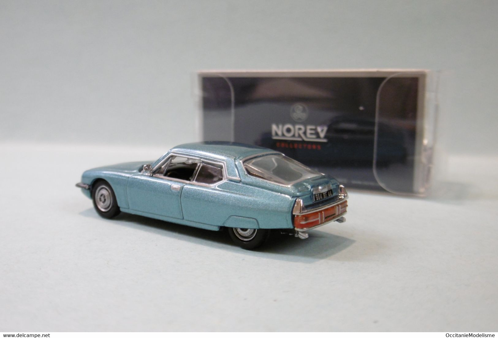 Norev - CITROEN SM 1972 Bleu Métallisé Réf. 158513 Neuf NBO HO 1/87 - Véhicules Routiers