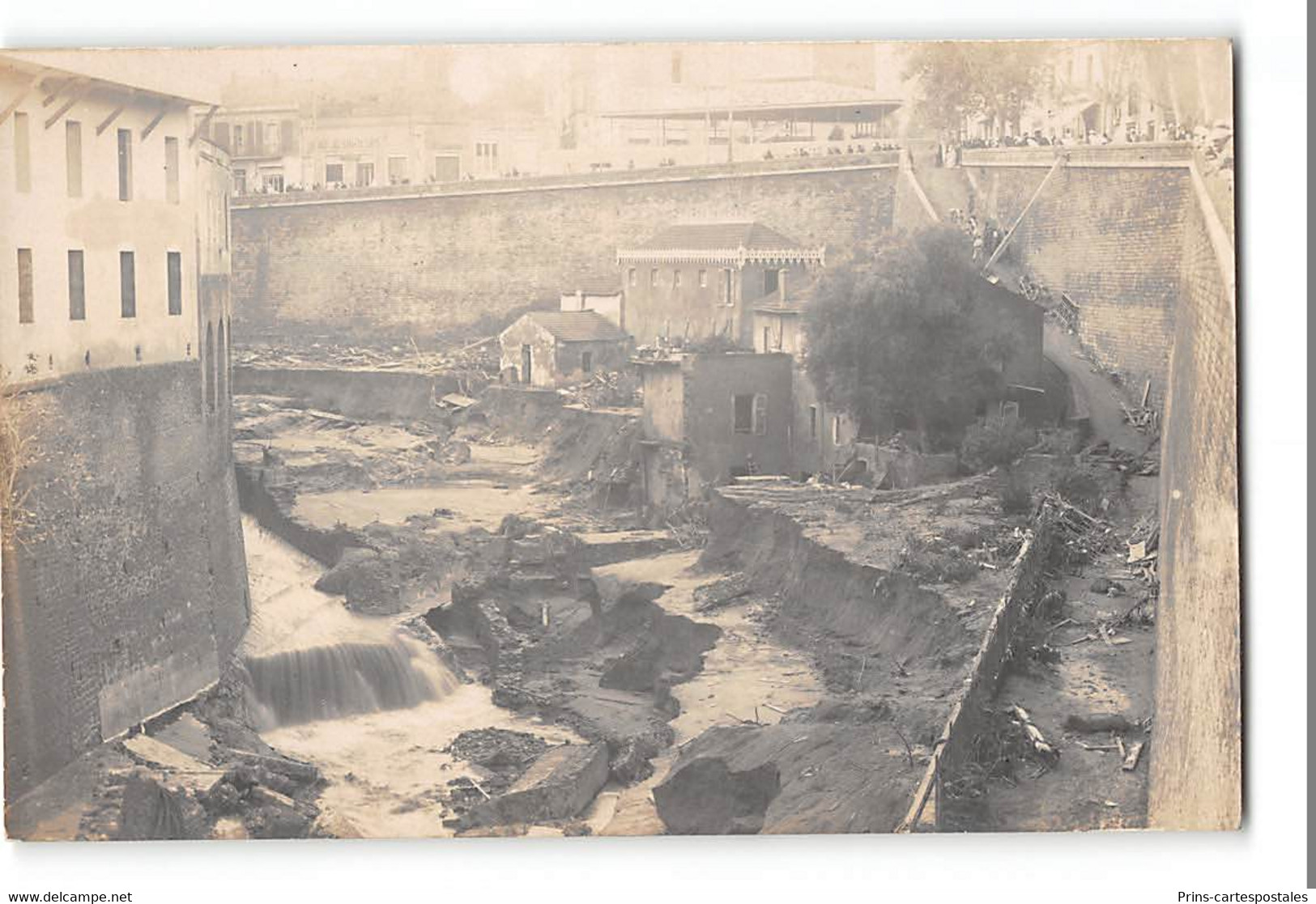 Lot De 11 Cartes Photos Sur La Catastrophe De Mostaganem 1927 - Inondation + Texte à Lire - Mostaganem