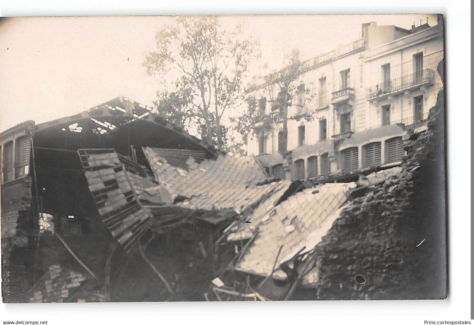 Lot De 11 Cartes Photos Sur La Catastrophe De Mostaganem 1927 - Inondation + Texte à Lire - Mostaganem