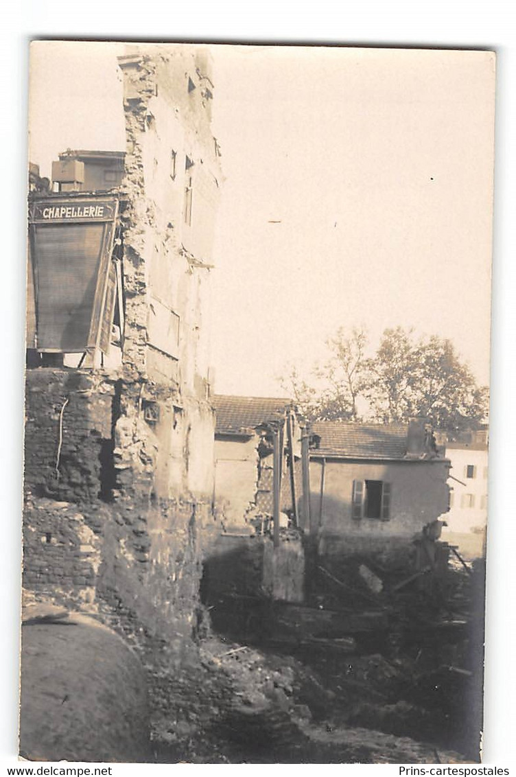 Lot de 11 cartes Photos sur la Catastrophe de Mostaganem 1927 - inondation + texte à lire