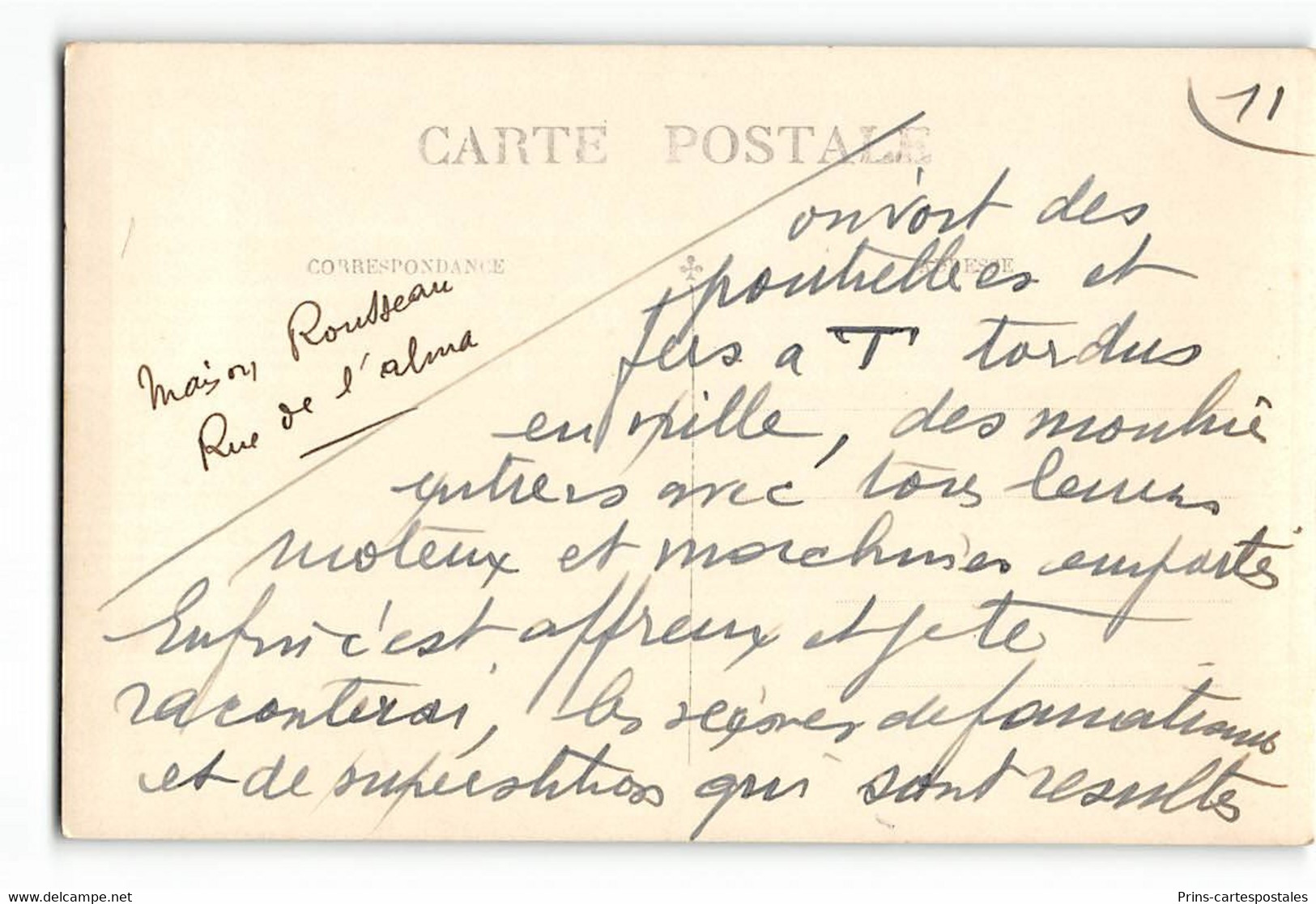 Lot de 11 cartes Photos sur la Catastrophe de Mostaganem 1927 - inondation + texte à lire