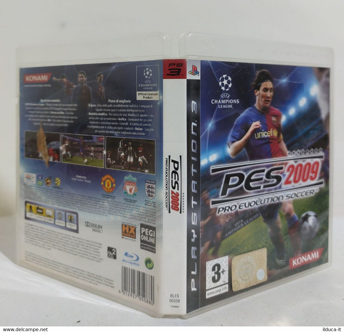 I103895 Play Station 3 / PS3 - PES 2009 - Pro Evolution Soccer - Konami - PS3