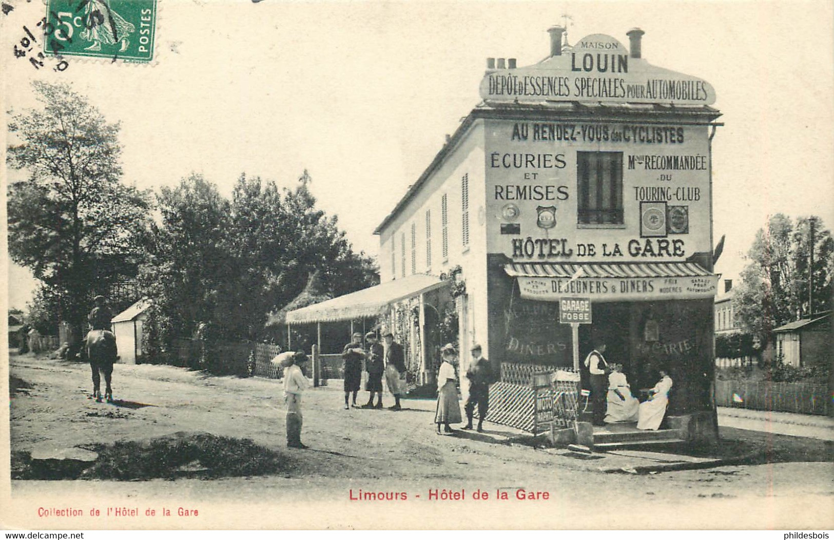 ESSONNE  LIMOURS  Hotel De La Gare - Limours