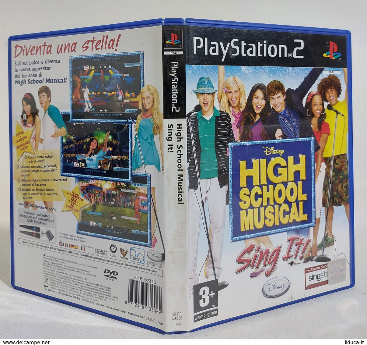 I106042 Play Station 2 / PS2 - HIGH SCHOOL MUSICAL; SING IT! - Disney 2007 - Playstation 2