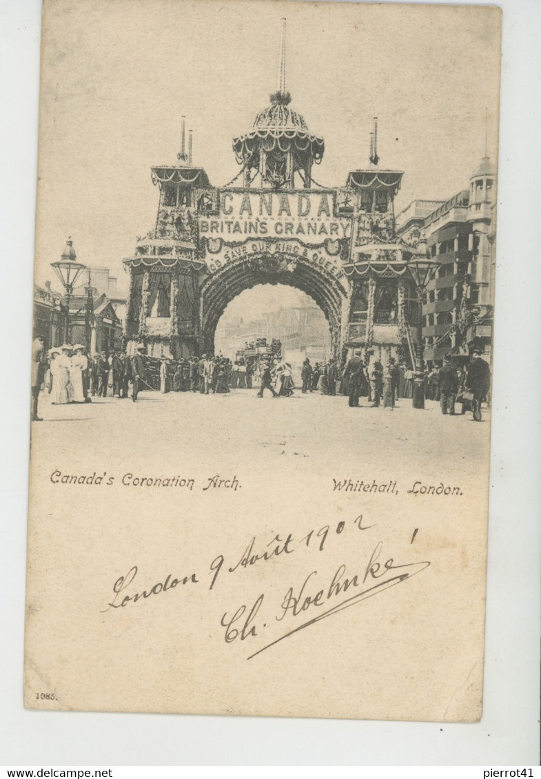 ROYAUME UNI - ENGLAND - LONDON - WHITEHALL - Canada's Coronation Arch. - Whitehall