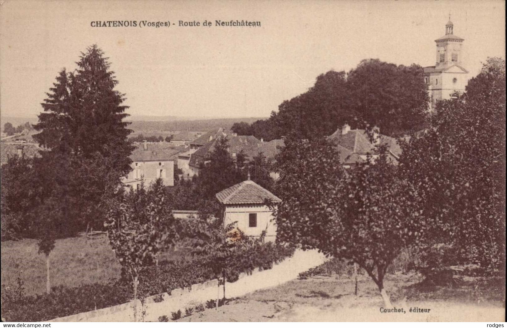 Dep 88 , Cpa  CHATENOIS , Route De Neufchateau  (15233) - Chatenois