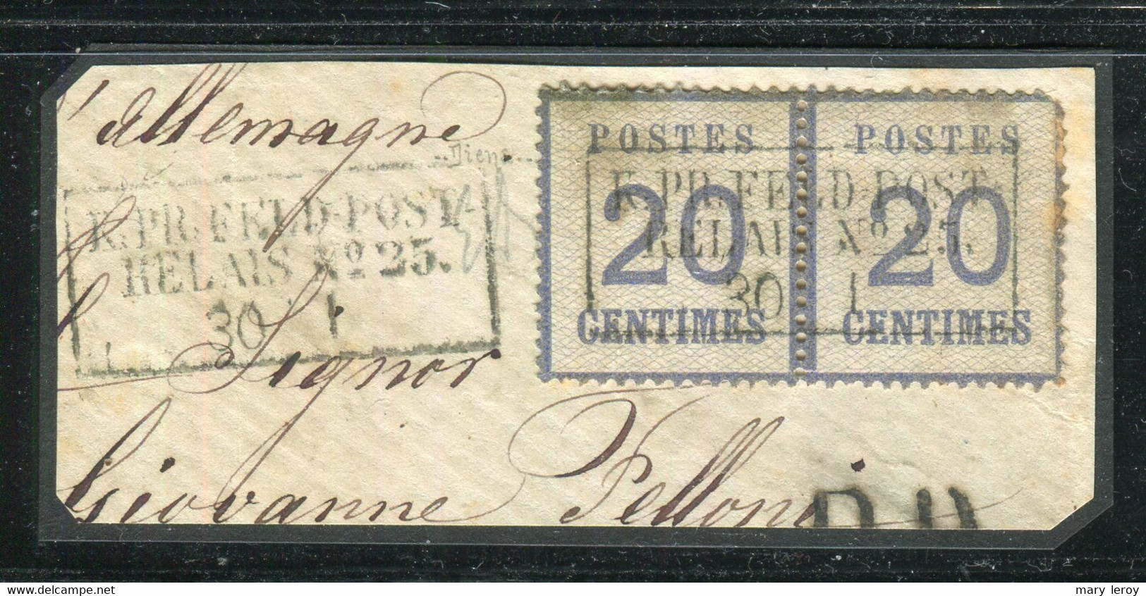 Belle Paire De N° 6 Sur Fragment - Used Stamps