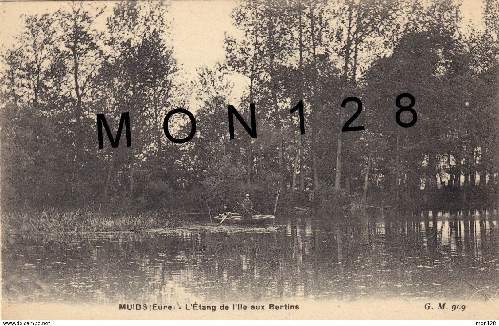 MUIDS (27)  L'ETANG DE L'ILE AUX BERTINS - Muids