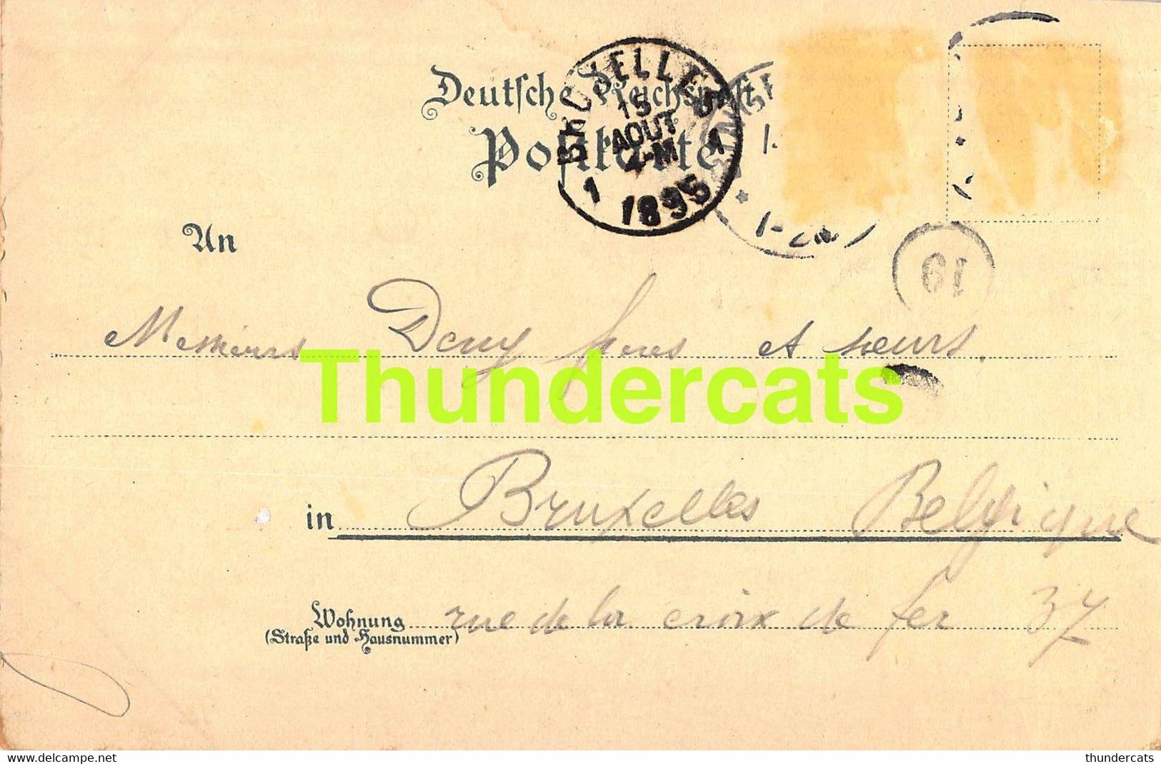 CPA LITHO 1895 GRUSS VOM NIEDERWALD - Ruesselsheim