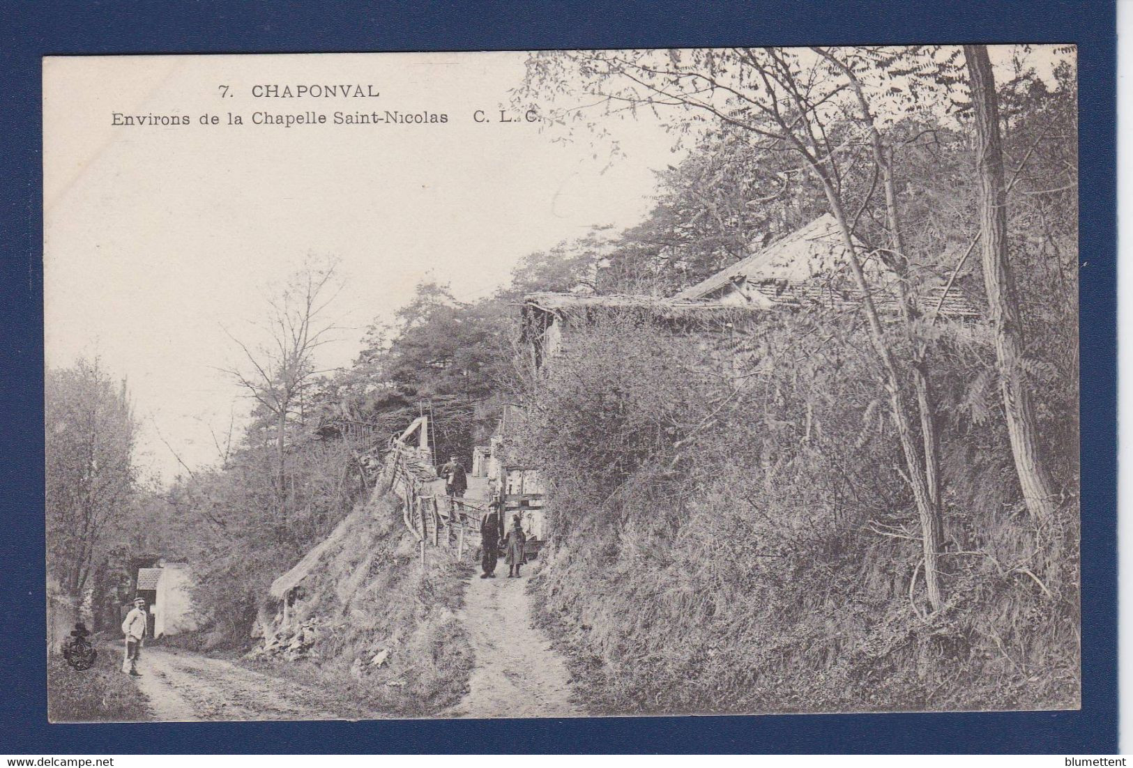 CPA [95] Val D'Oise > Auvers Sur Oise Non Circulé Chaponval - Auvers Sur Oise