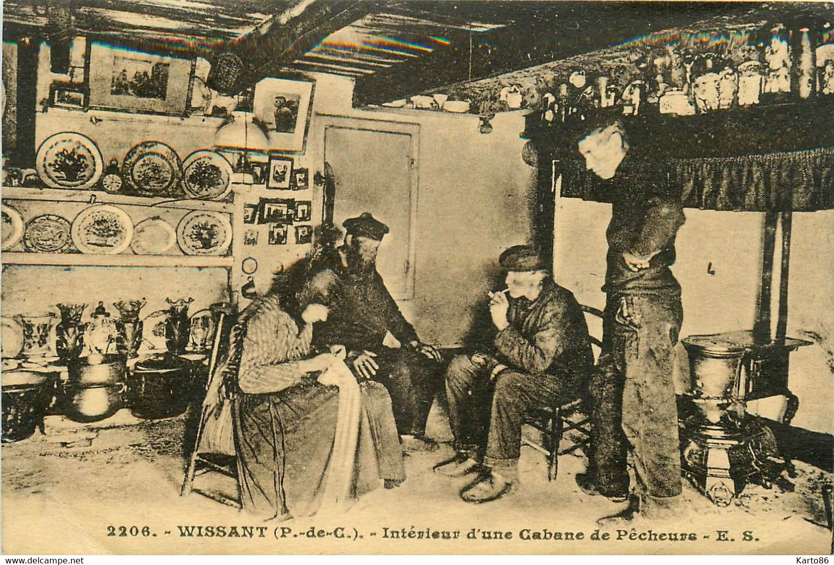 Wissant * Intérieur D'une Cabane De Pêcheurs Du Village - Wissant