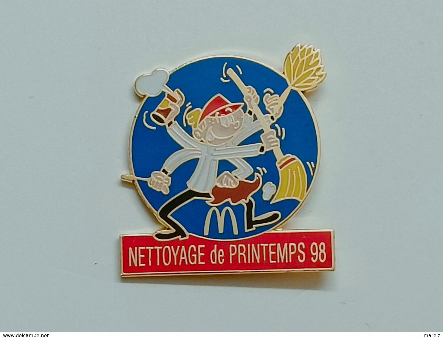 Pin's McDonald's - McDo Nettoyage De Printemps 98 - Pins MacDonald - Pin EGF RARE - McDonald's