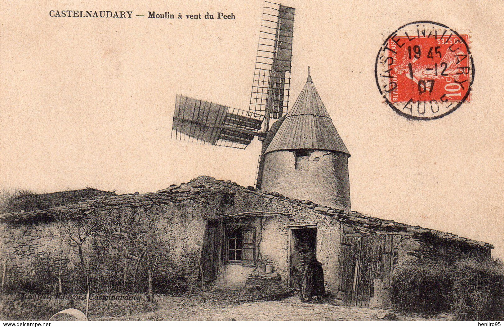 CPA De CASTELNAUDARY - Moulin à Vent Du Pech. - Castelnaudary