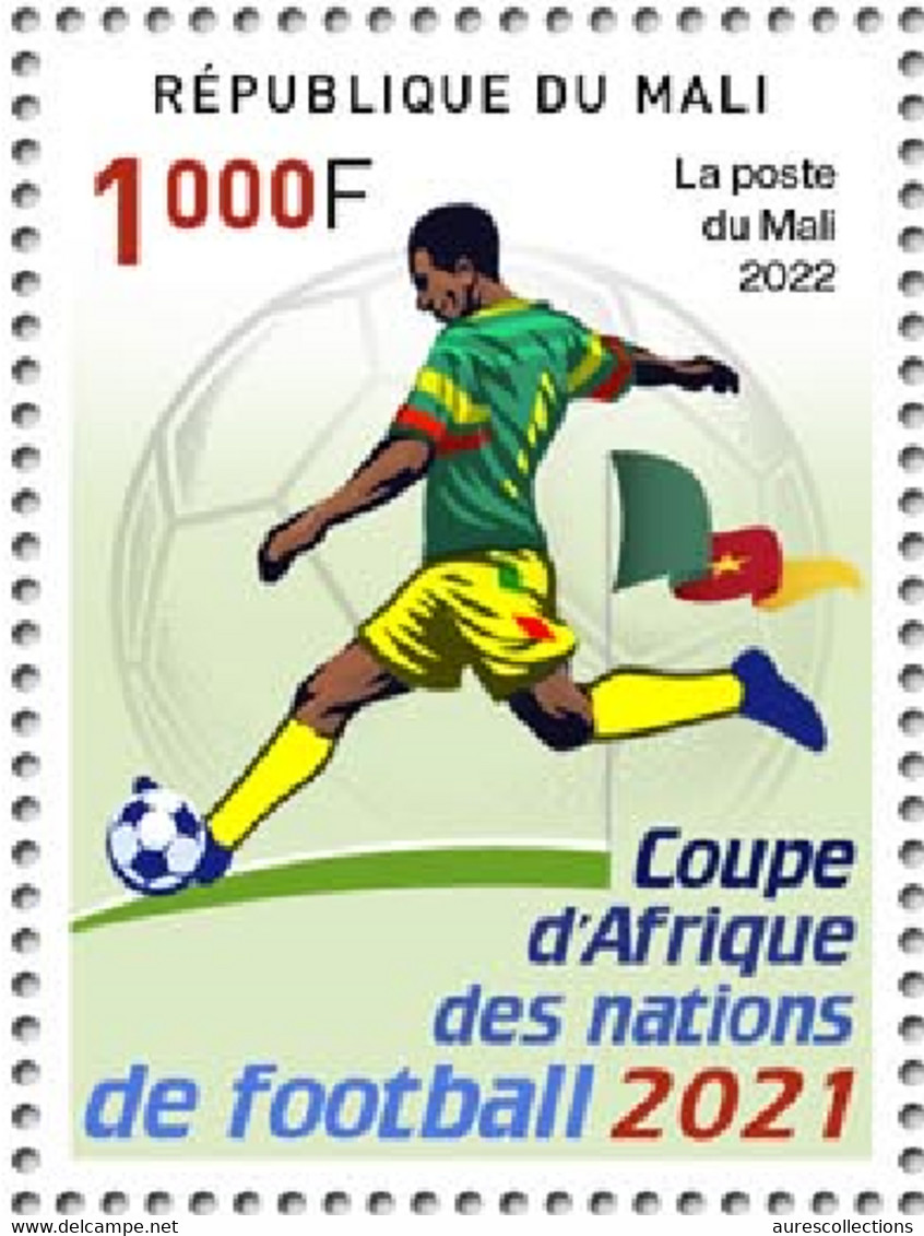 MALI 2022 1V 1000F - FOOTBALL AFRICA CUP OF NATIONS COUPE D'AFRIQUE CAMEROUN CAMEROON 2021 - RARE MNH - Coppa Delle Nazioni Africane