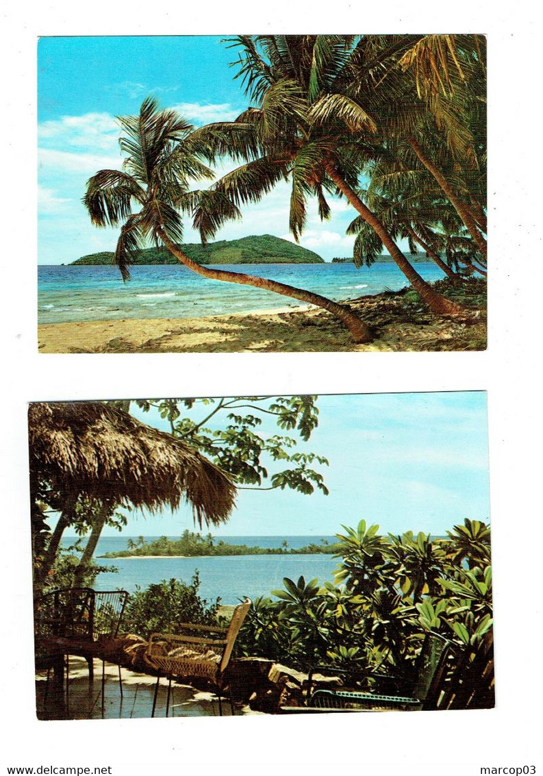 HONDURAS Lot De 2 CP Costa Norte  Islas De La Bahia Plans Peu Courants - Honduras