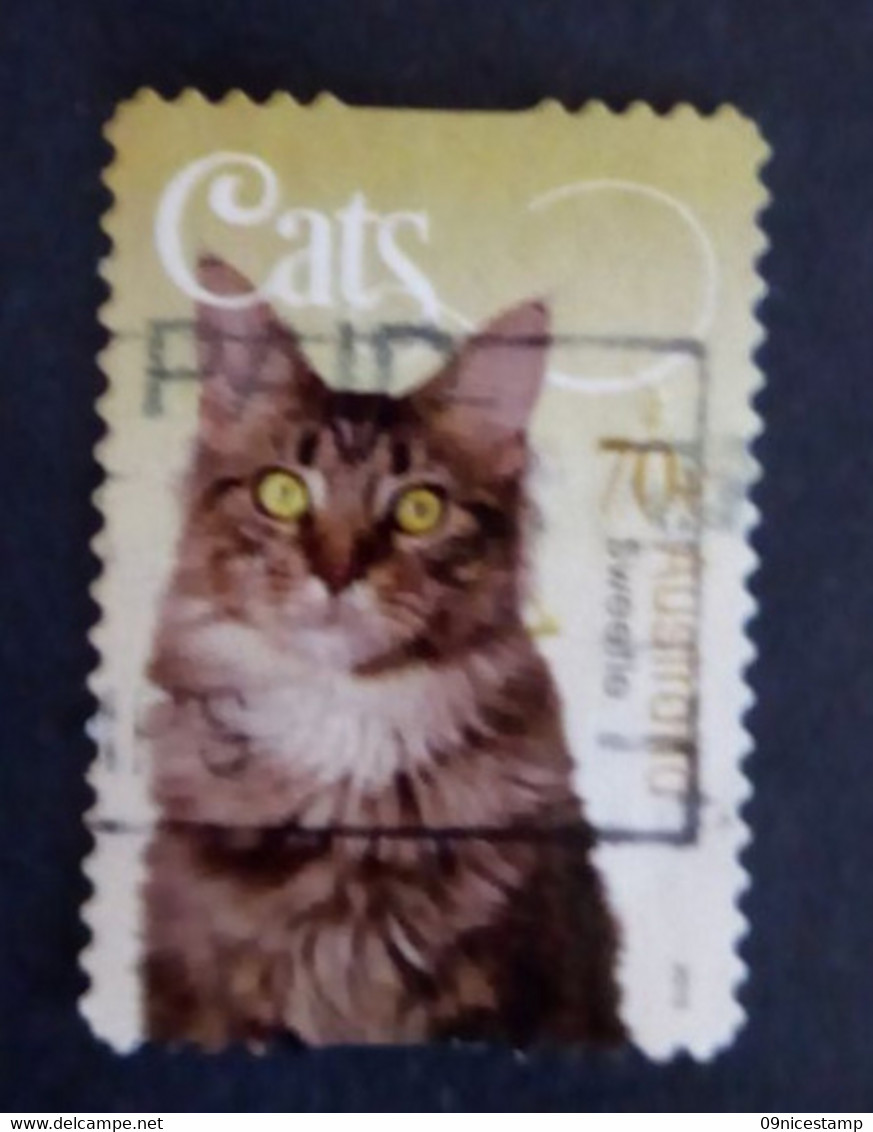 Australia, Year 2015, Cancelled, Cats; Sweetie - Used Stamps