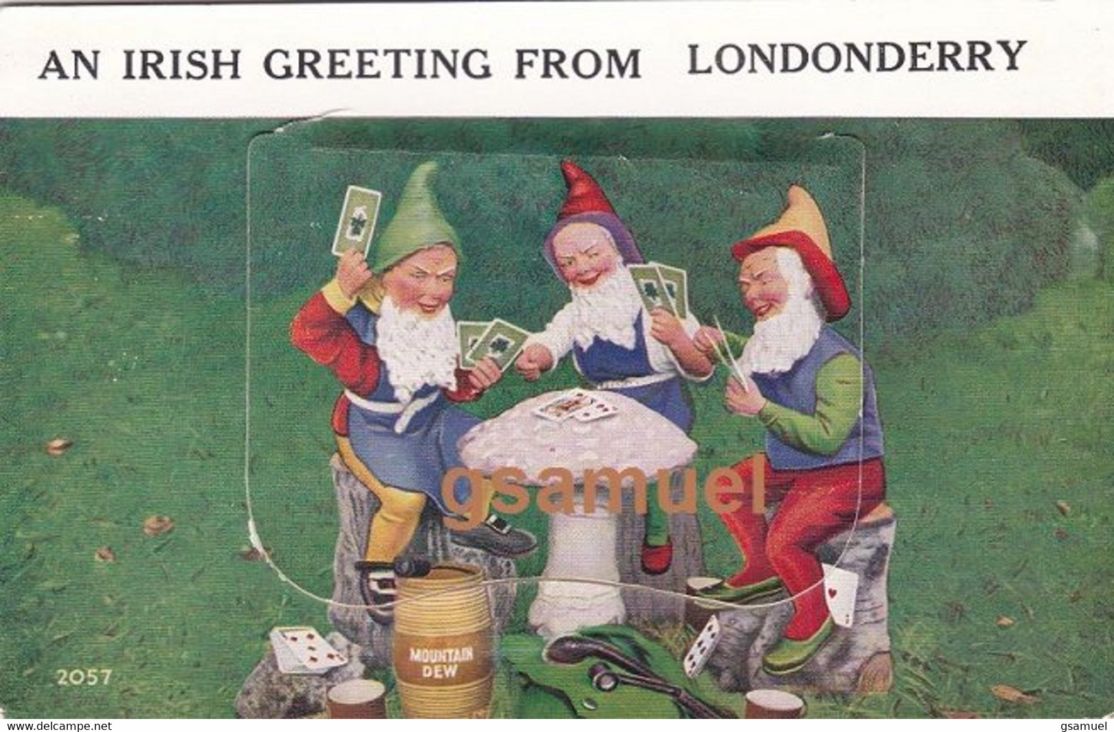 IRLANDE DU NORD – CARTE A SYSTÈME 12 Vues - AN IRISH GREETING FROM LONDONDERRY - Londonderry