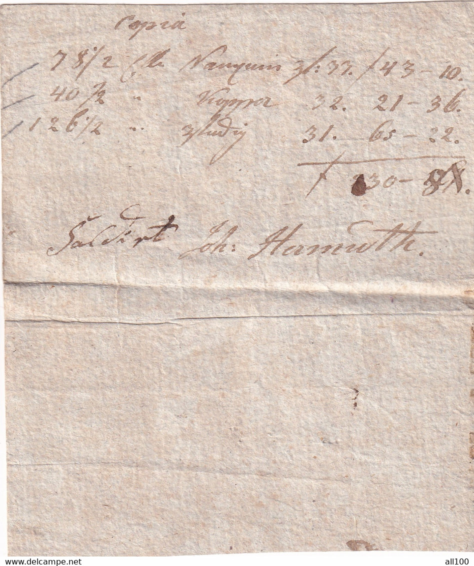 A18672 - RECEIPT FROM AUSTRIA HANDWRITTEN DOCUMENT 1800s COPIA - Austria