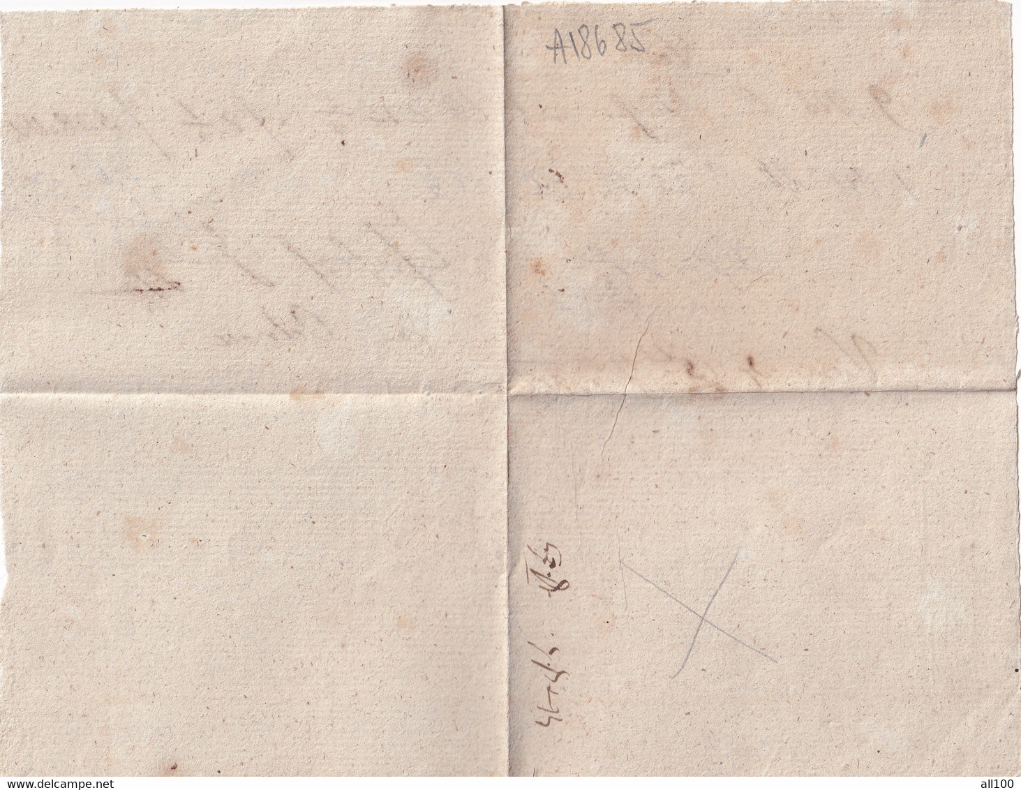 A18685 - RECEIPT NOTTA FROM AUSTRIA VIENA WIEN 1818 - Autriche