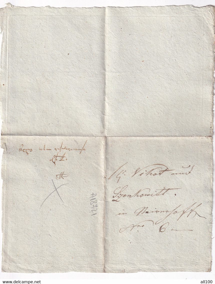 A18721 - INVOICE FROM AUSTRIA WIEN VIENA 1819 AN DIE GEBRUDERMESTROZI UND COMP FUR FOLGENDE EMPFANGENE WAAREN - Austria