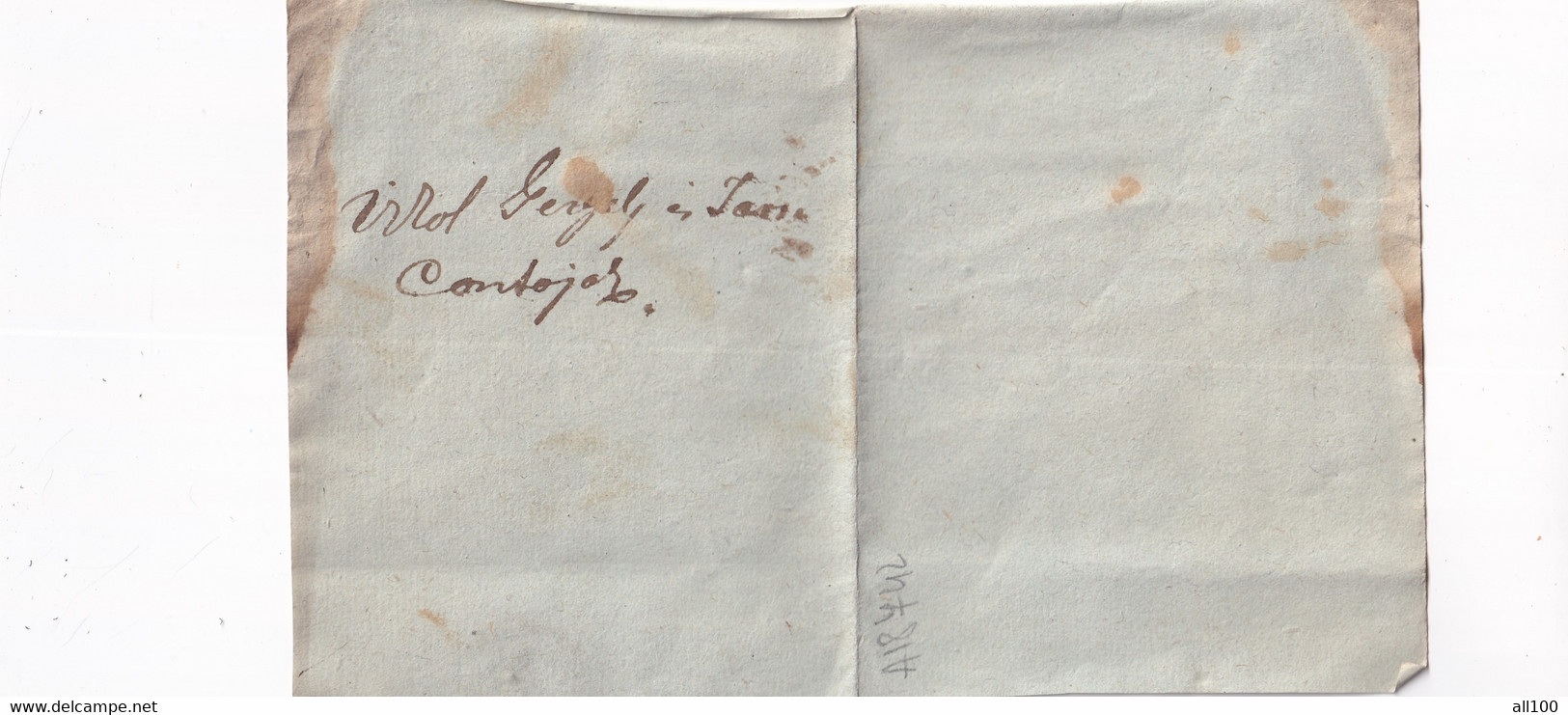 A18742 - INVOICE FROM AUSTRIA 1846 SZAMOLAT VIKOL GERGELY ES TARSA KERESKEDESEKBOL AZ ARANY KIGYONAL AUSTRIAN EMPIRE - Oostenrijk