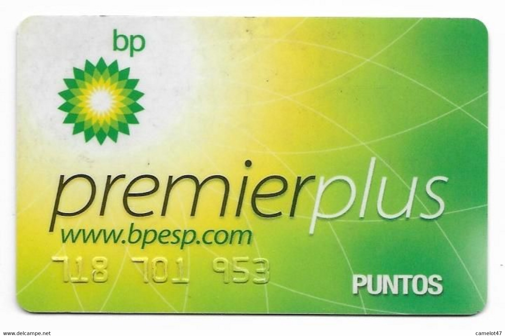 BP Spain, Gas Stations Rewards Magnetic Card, # Bp-2  NOT A PHONE CARD - Erdöl