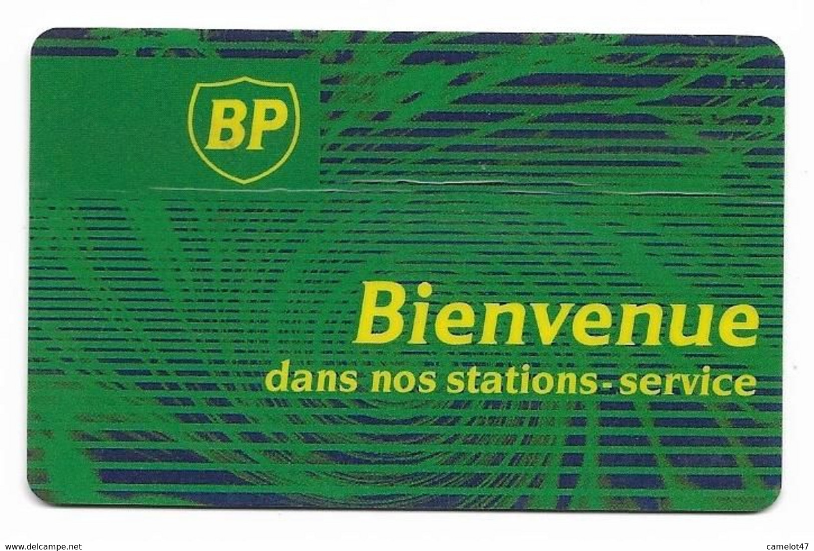 BP France, Gas Stations Rewards Magnetic Card, # Bp-3  NOT A PHONE CARD - Oil