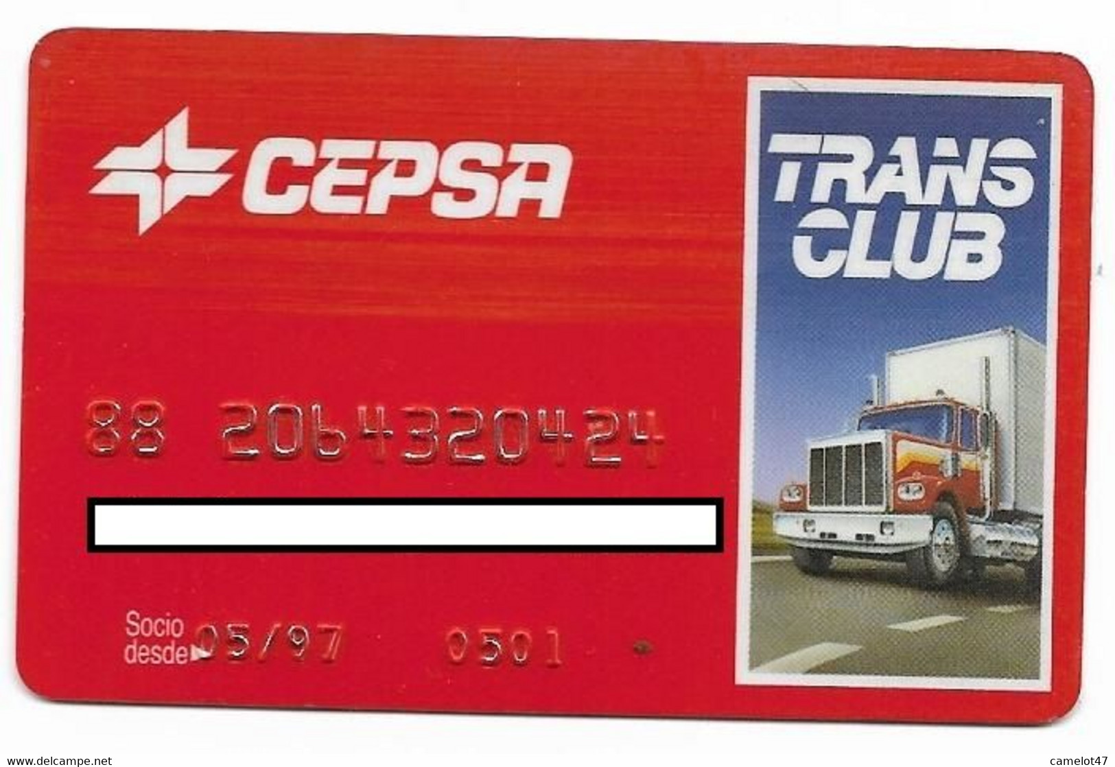 Cepsa Spain, Gas Stations Rewards Magnetic Card, # Cepsa-4  NOT A PHONE CARD - Olie