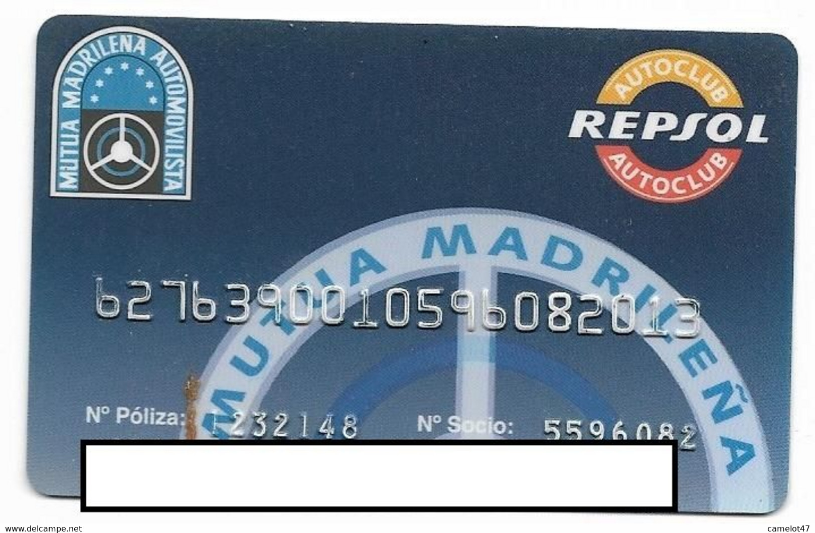 Repsol Spain, Gas Stations Rewards Magnetic Card, # Repsol-1  NOT A PHONE CARD - Petróleo