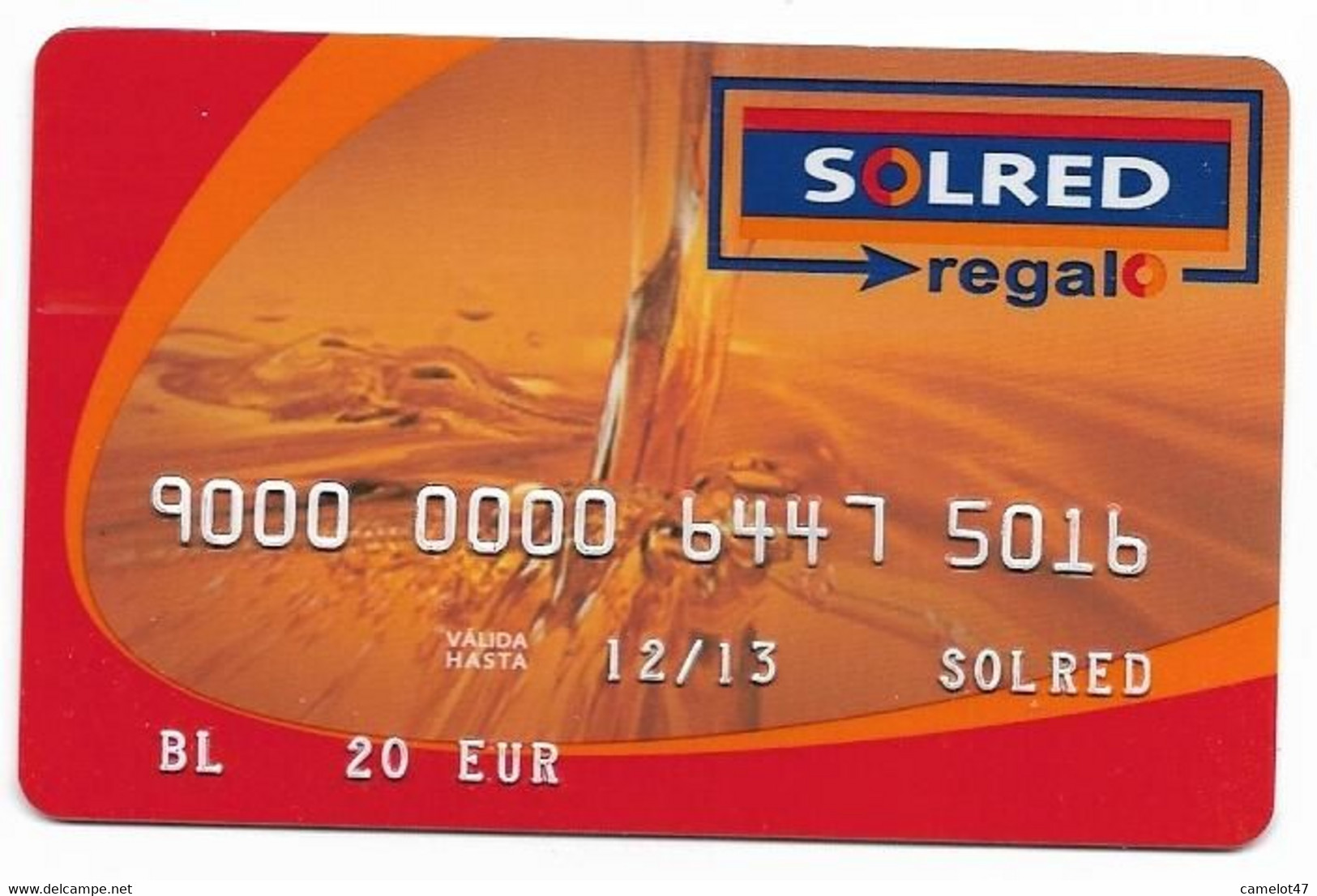 Solred Spain, Gas Stations Magnetic Gift Card, # Repsol-3  NOT A PHONE CARD - Erdöl