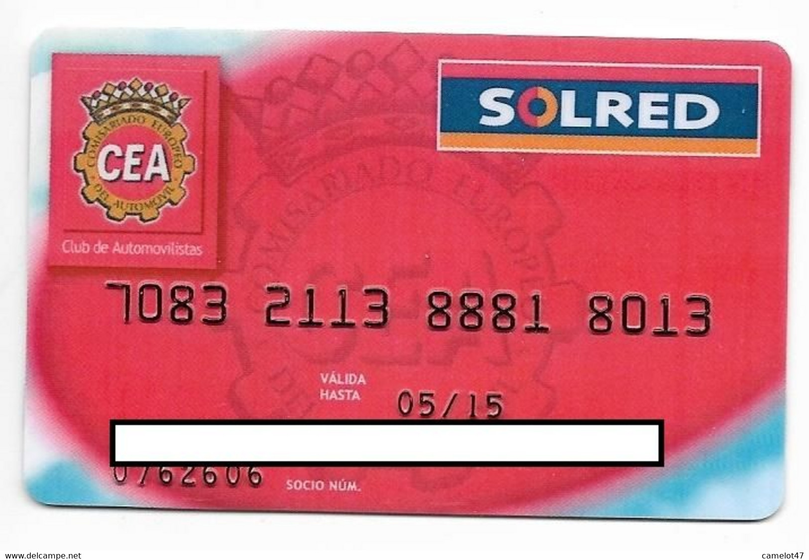 Solred Spain, Gas Stations Magnetic Rewards Card, # Repsol-4  NOT A PHONE CARD - Erdöl