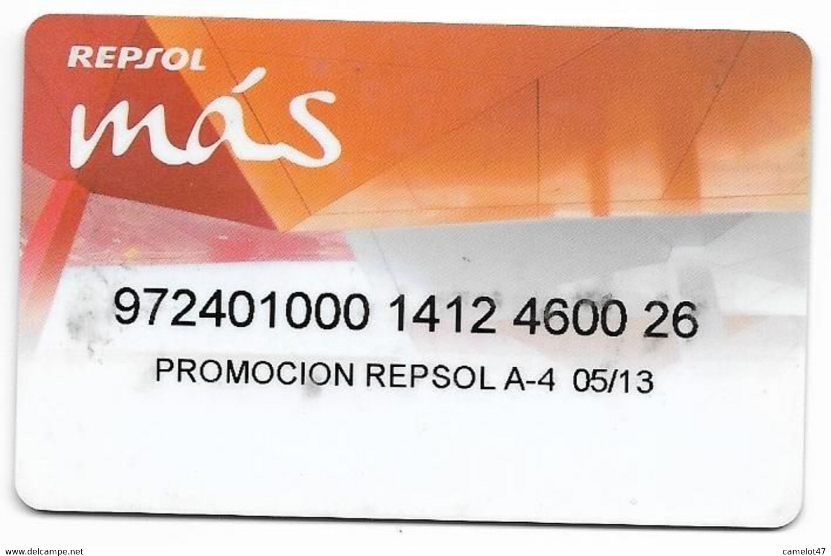 Repsol Spain, Gas Stations Magnetic Rewards Card, # Repsol-6  NOT A PHONE CARD - Petrolio