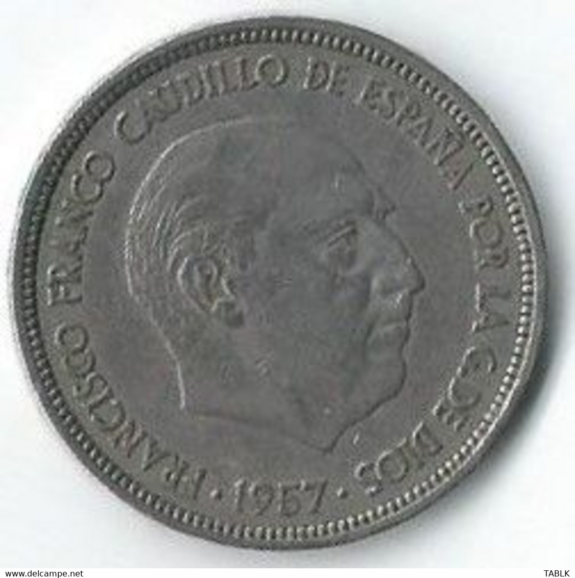 M523 - SPANJE - SPAIN - 50 PESETAS 1957 - FRANCO - 50 Pesetas