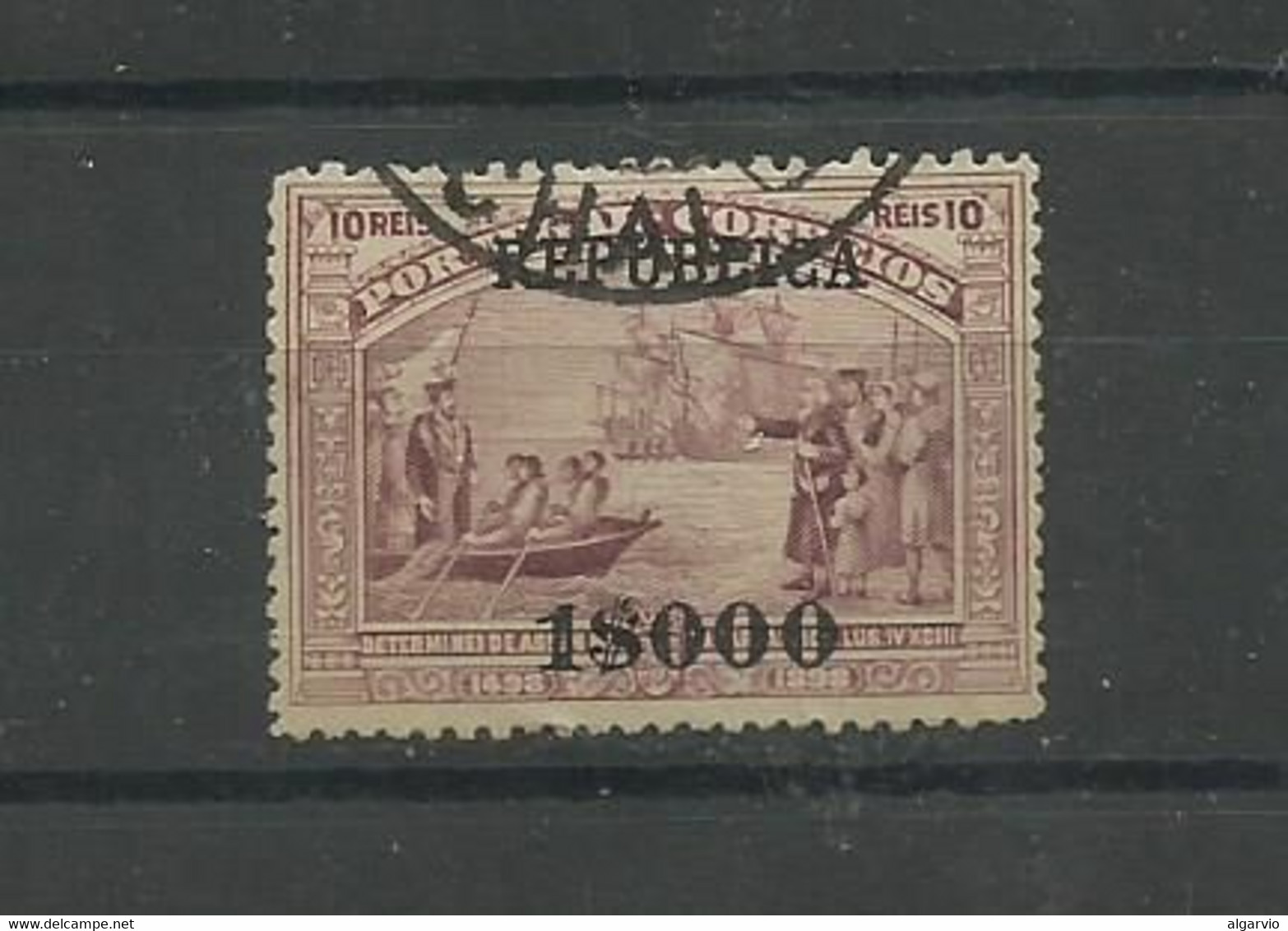 Portugal  1911, # 191 , Com Republica, 1000/10rs Violeta Usad0 Lt 5 33 - Used Stamps