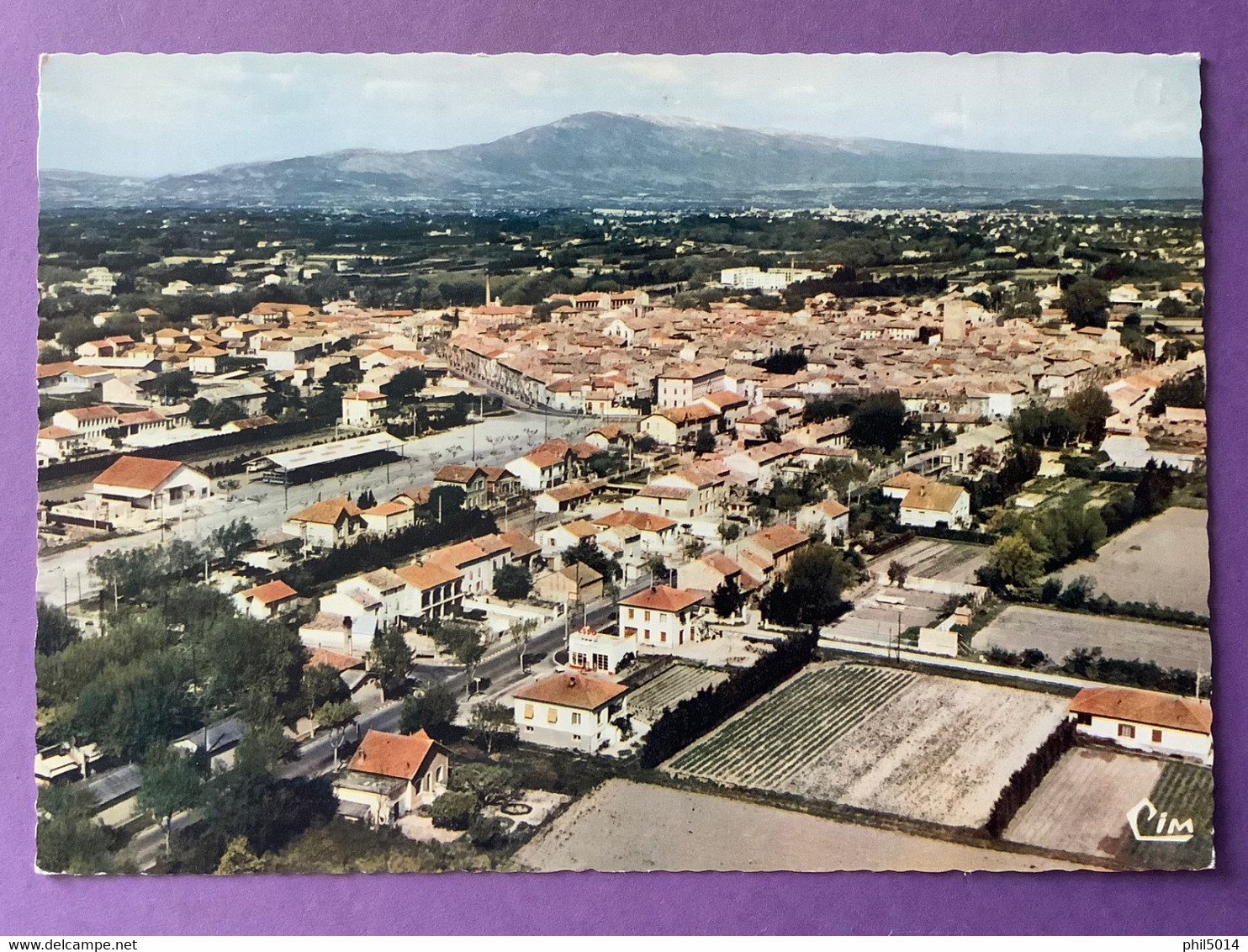 84    CPSM   MONTEUX   Vue Générale Aérienne       Bon état - Monteux