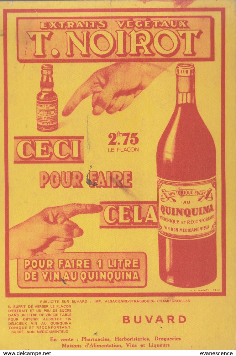 Buvards : Extraits Végétaux : Quinquina     ///  Réf. Sept. 22  ///  BO Photo - Liquor & Beer