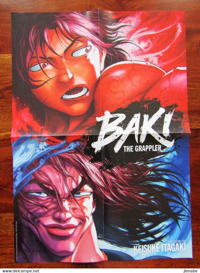 Affiche " Baki The Grappler " Manga De Keisuke Itagaki - Posters