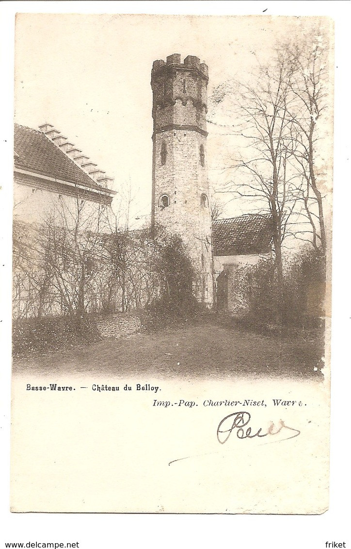 - 1689 -   BASSE WAVRE  Chateau DuBelloy (voir Scan ) - Wavre