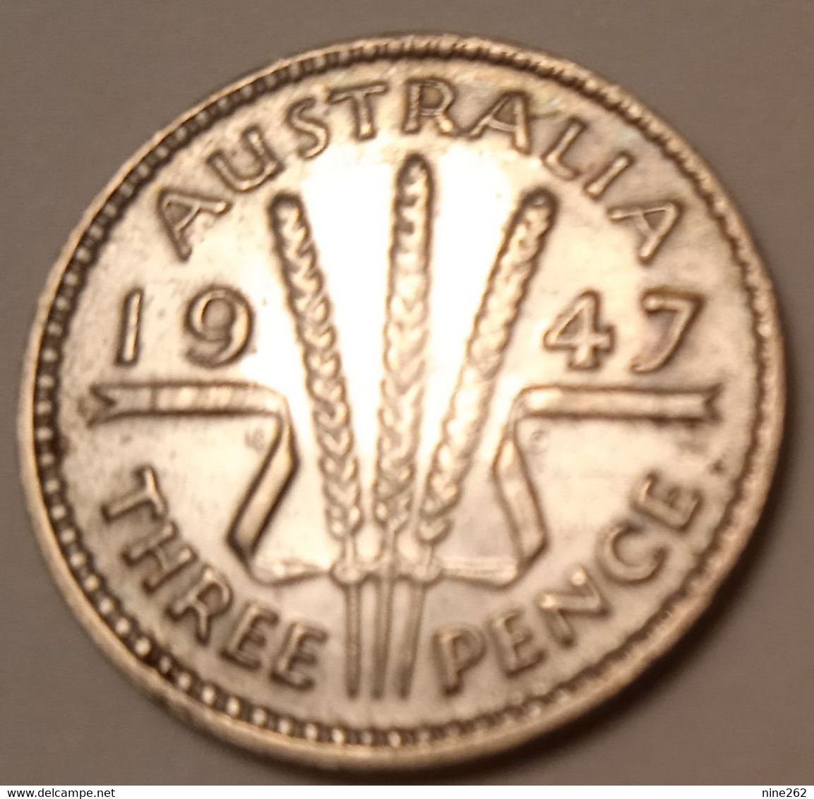 ..AUSTRALIE....THREE PENCE..1947    .....ARGENT .....ETAT SUP - Victoria